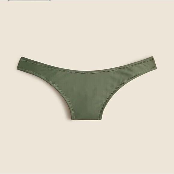 J. Crew Factory Other - J. Crew Womens Heritage 1989 High Leg Bikini Bottom Cool Cypress Sz L NEW